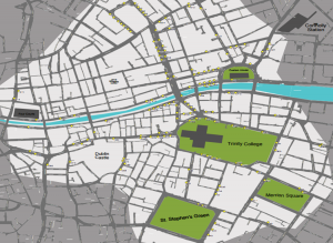 city centre fare map